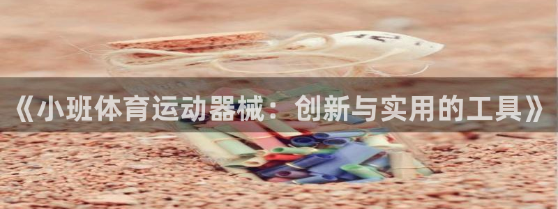 三亿体育登录：《小班体育运动器械：创新与实用的工具》